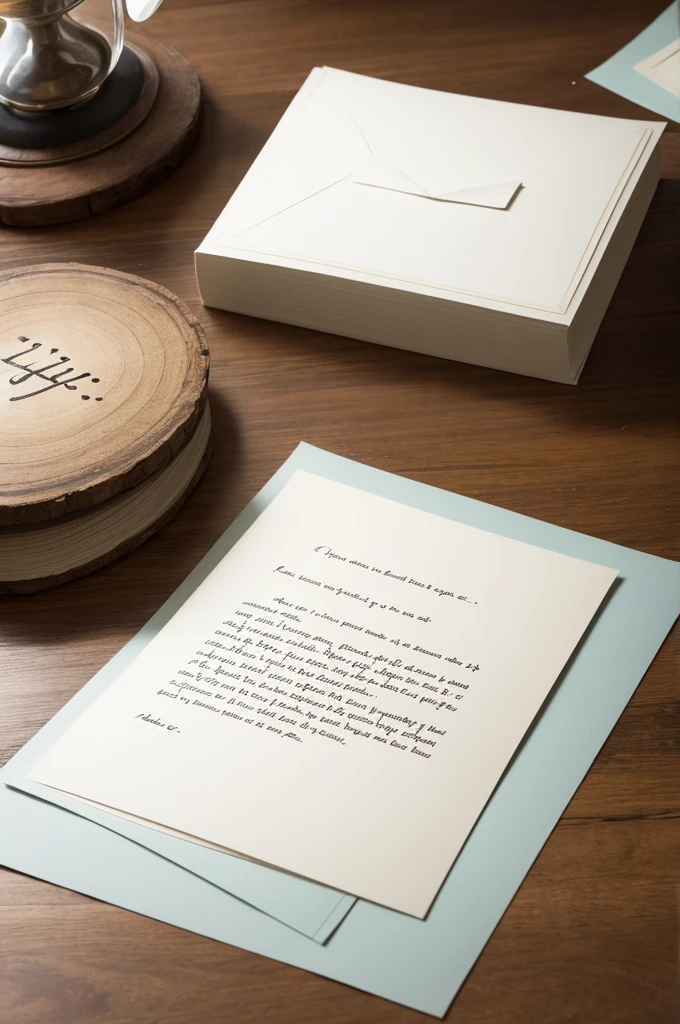 Create a letter with decorated edges and a white interior