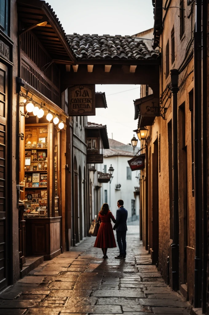Sofía and Martín were two inseparable friends, united by their love of board games. One day, while they toured the antique market in their city, They stumbled upon a store hidden in the alleys. The storefront was gloomy., covered in dust and cobwebs, which suggested that it had been forgotten by time.
