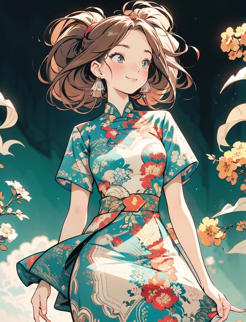 pace girl| standing alone on hill| centered| detailed gorgeous face| gentle smile, anime style| key visual| intricate detail| highly detailed| breathtaking| vibrant| panoramic| cinematic| Carne Griffiths| Conrad Roset| ghibli, deep vibrant colors