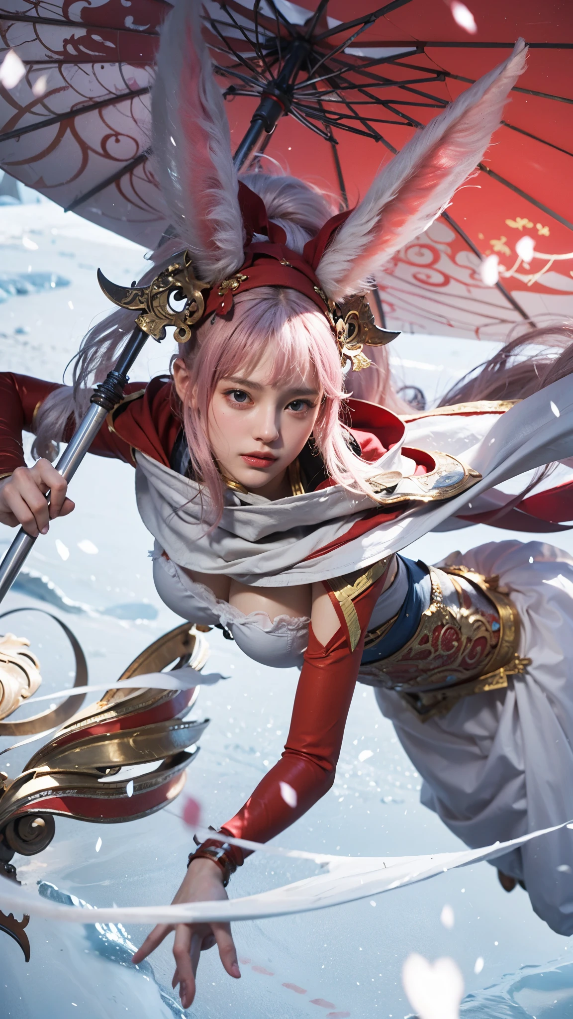 a close up of a 4 girls ,pink hair , big booobs , shadowbringers cinematic, 4 k detail fantasy, a beautiful fantasy empress, game cg, xianxia fantasy, xianxia hero, 2. 5 d cgi anime fantasy artwork, cinematic goddess close shot, ruan jia and artgerm, wow 4 k detail fantasy, hyper-detailed fantasy character, high definition, hyper- detailed,perfect, fantastic, detailed facial and body skin texture, detailed vagina (pussy), detailed costume (outfit),not different!.