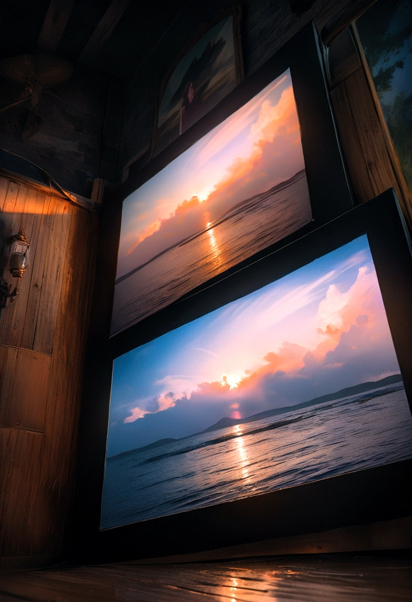 Landscape Photography, Unsplash, Extremely detailed, High detail, Analog Film, Analog Lighting, Natural light, 4K Photos, 8K Photo, ハイパーrealism, Impressionism, Romanticism, Conceptual Art, Surrealism, realism, Cinema Lighting, Shine, Shine光, God&#39;s Rays, Heart-shaped、firework、squirt、colorful