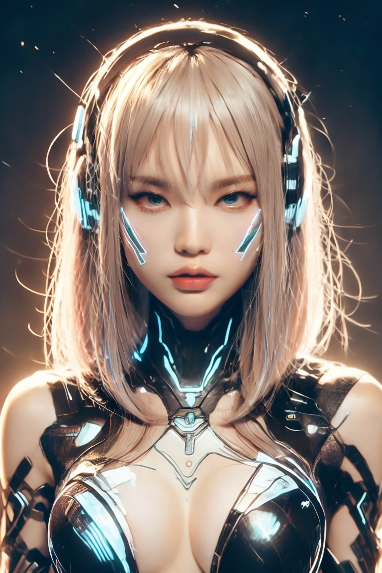 ((Highest quality、8K、masterpiece:1.3))、Realistic, Sharp focus, High resolution, High resolution, Portraiture, One person, woman, beautiful woman, sexy、Action pose、Ancient Egypt、Cyber Battlesuit、Complex technology, pyramid、Ancient Egypt都市、Light and shadow、Laser light、Copper-colored hair