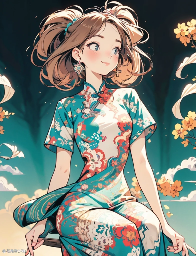 pace girl| standing alone on hill| centered| detailed gorgeous face| gentle smile, anime style| key visual| intricate detail| highly detailed| breathtaking| vibrant| panoramic| cinematic| Carne Griffiths| Conrad Roset| ghibli, deep vibrant colors