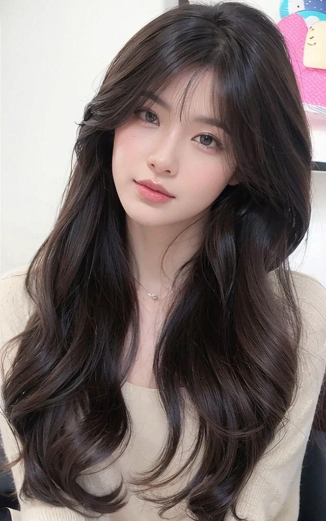 Black brown hair