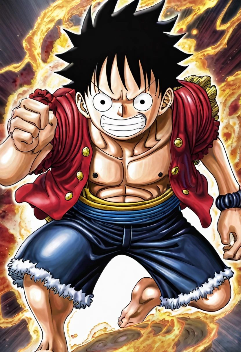 Luffy gear 5, standing