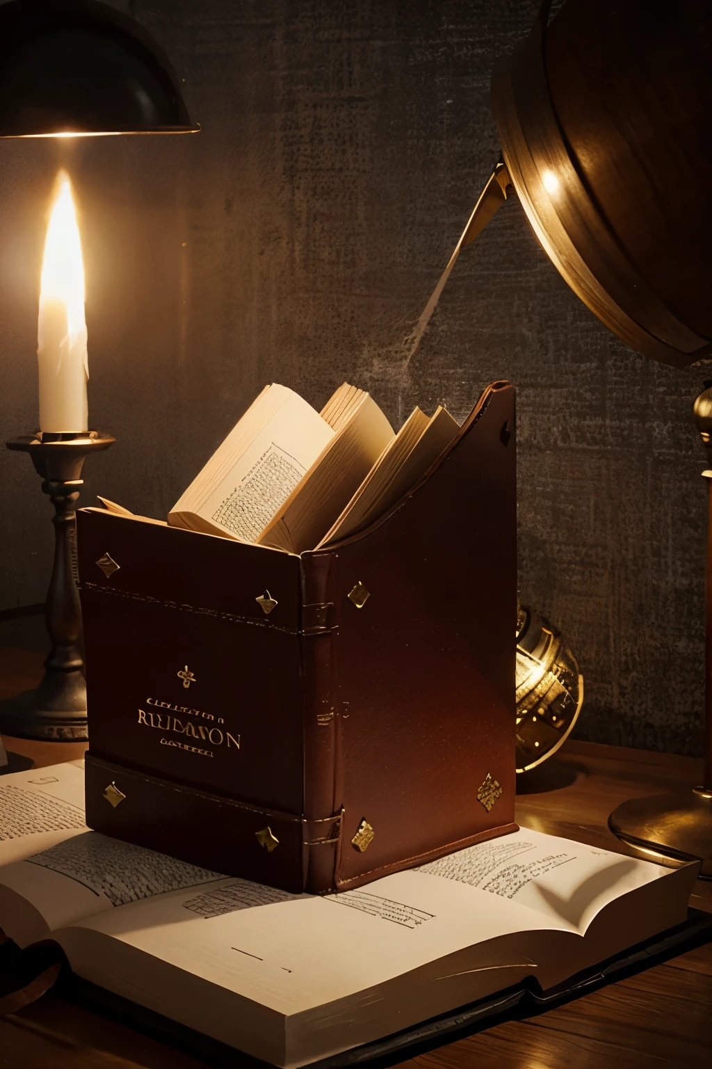 Create a book of an invented religion 