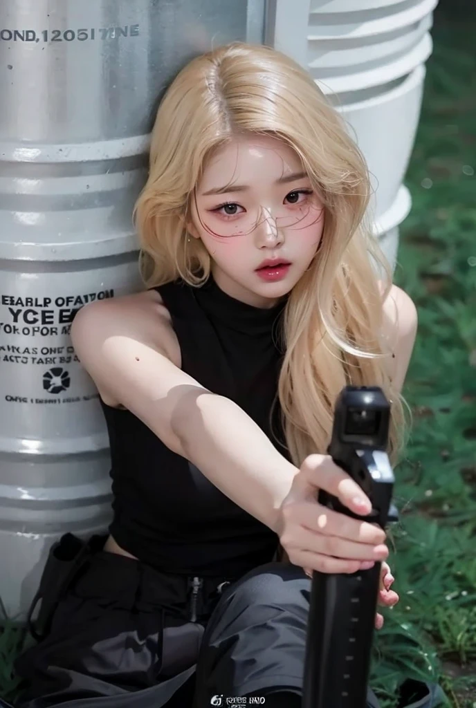 Wonyoung from IVE face, foto realista, ultra HD, 8k, big juicy lips