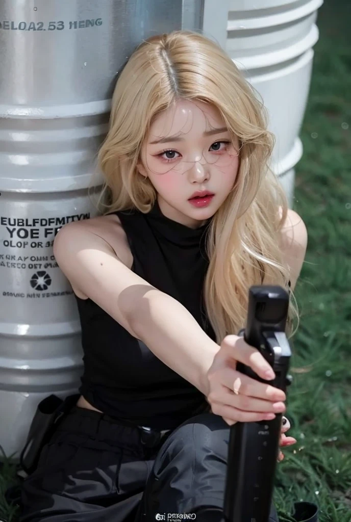 Wonyoung from IVE face, foto realista, ultra HD, 8k, big juicy lips