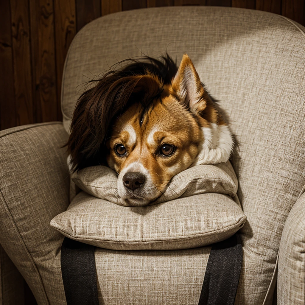 Anthropomorphic furry dog