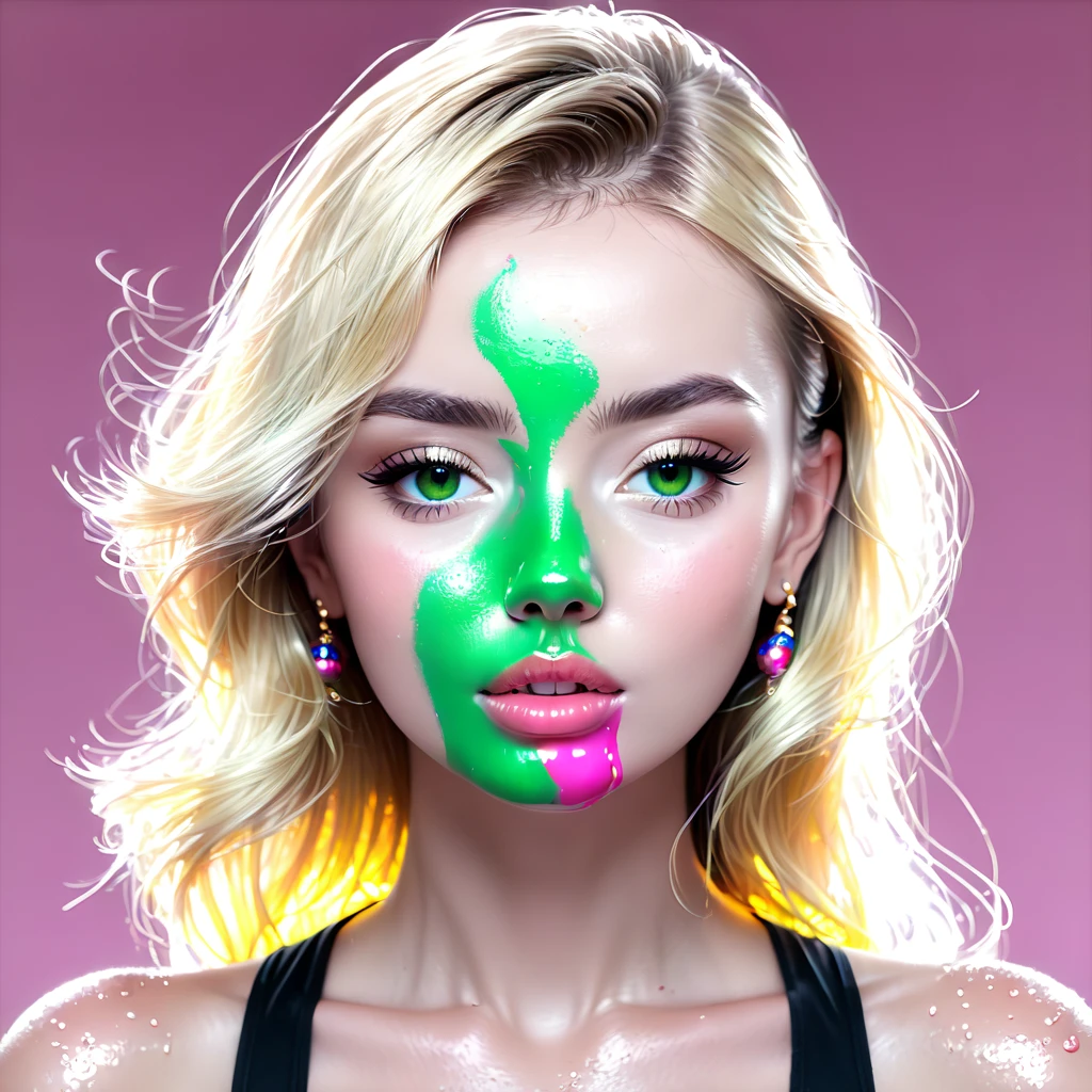 Oral rape of the woman blonde hair green eyes and pink batm and a black top, realistic art style, RossDraws portrait, Artgerm portrait, Anime realistic artstyle, 4K realistic digital art, 4K realistic digital art, 8K Artgerm Bokeh, DeviantArt Artstation CGScosiety, ArtGerm extremely detailed, made with anime painter studio, RossDraw digital painting, (cum on face:1.3), (cum on black top: 1.3)