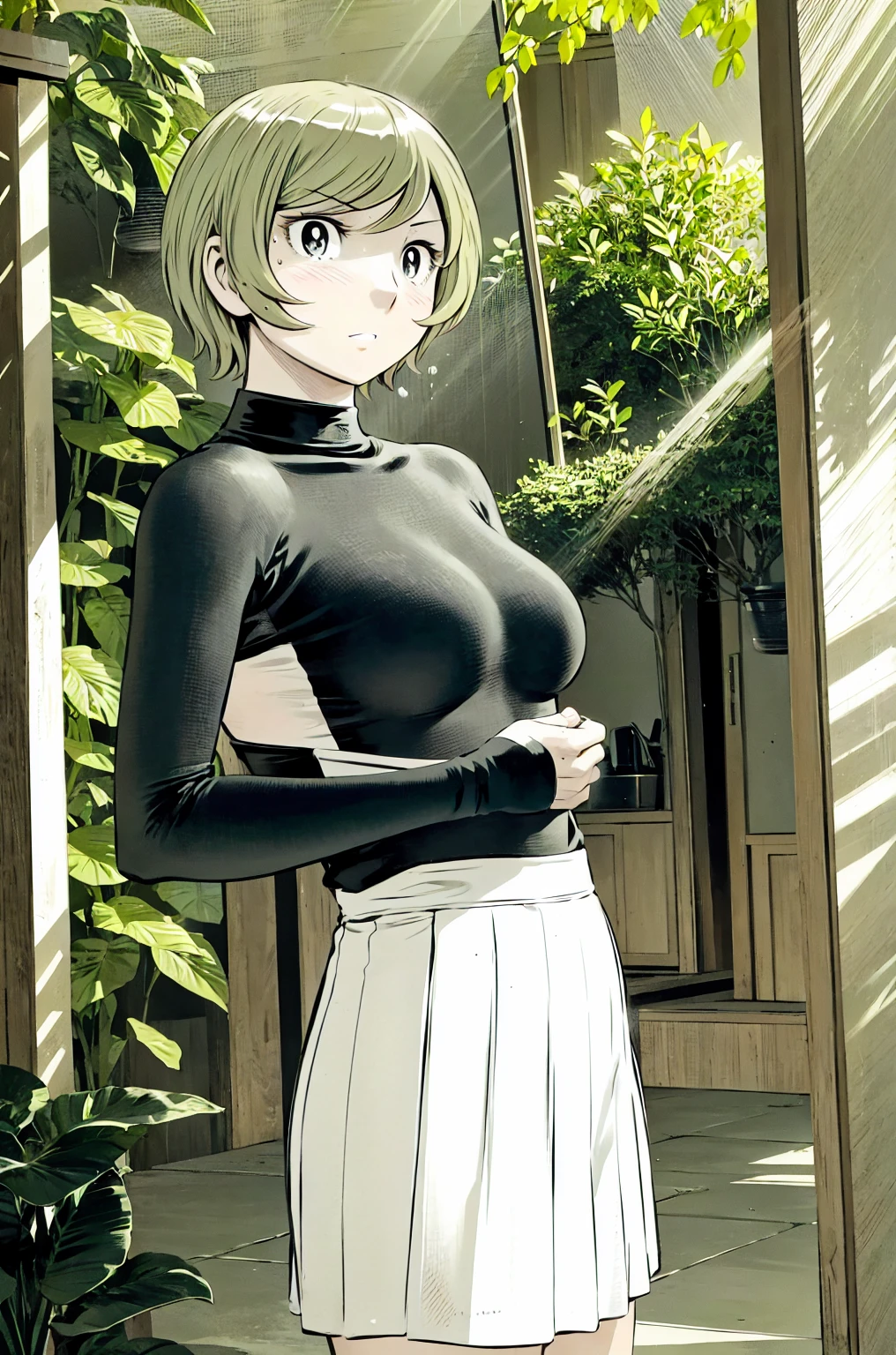 1girl in, sayla mass, Elegant, masutepiece, Convoluted, Army pink uniform dress with a super miniskirt so short you can almost see your pants...................、Pure white panties、Please squat down and show me your white panties...................、Super miniskirt You can see the pants in the miniskirt、White panty、Realistic, Best Quality, absurderes, high face detail, Perfect eyes, 18 years old, Cowboy Shot, realization、, Vibrant colors, Pink Uniform, Skirt、Photography、Gravure photography style、Real Images、Top image quality、1girl in, sayla mass, Elegant,Spread Leg,Show white panties, masutepiece, Convoluted,Ultra mini skirt、White panty、 Realistic, Best Quality, absurderes, high face detail, Perfect eyes, 18 years old, Cowboy Shot, , Vibrant colors, White uniform, Skirt