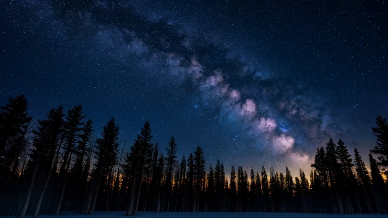 Mysterious Forest、Starry Sky