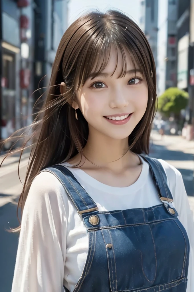 nsfw,One Woman、((Completely naked))、Primary school students,((small breasts)),Highest quality、Very delicate and beautiful、((Very short bangs))、((Bangs))、Shiny black hair、Highest quality、Very delicate and beautiful、((Very short bangs))、((blunt bangs))、((long hair))、Cute face、Young face、Cute like an idol、Are thin、Slim figure、slender、Short、 body type、((The background is a Japanese townscape))、Thighs、Photographed from the front、The best smile、