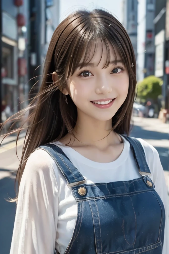 nsfw,One Woman、((Completely naked))、Primary school students,((small breasts)),Highest quality、Very delicate and beautiful、((Very short bangs))、((Bangs))、Shiny black hair、Highest quality、Very delicate and beautiful、((Very short bangs))、((blunt bangs))、((long hair))、Cute face、Young face、Cute like an idol、Are thin、Slim figure、slender、Short、 body type、((The background is a Japanese townscape))、Thighs、Photographed from the front、The best smile、