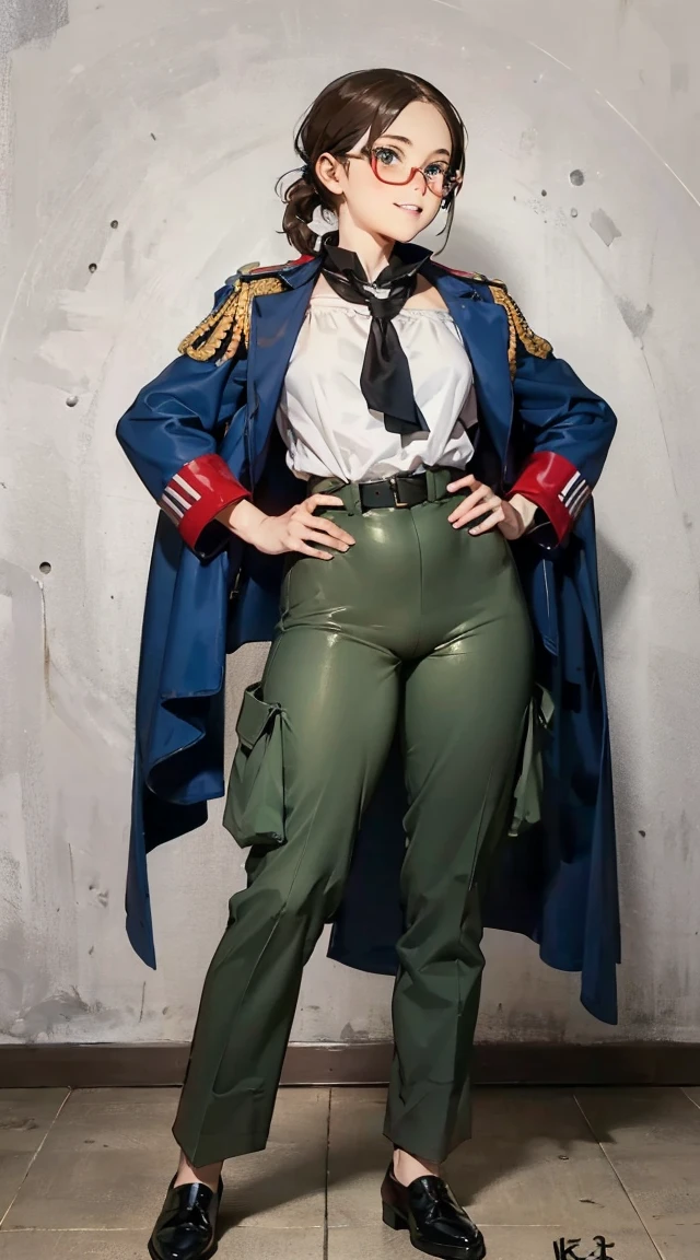 最high quality, high quality, High resolution, high quality texture, high quality shadows, High re((Table t○p, highest quality, Hi-Res Lucifer,Anime Screen Capture、Pixel Perfect, 8k、Browsing Caution、Sex)))、Perfect Anatomy、Miyu Kato、(((Maintenance Staff、Chubby、Big Breasts、Wide Hips、Wide Hips、Thick thighs、Being restrained、Hands on Hips)))、(((short hair、Long sideburns、Single Braid Ponytail、Brown Hair)))、(((White T-shirt、Green Cargo Pants)))、Black baseball cap、Brown gloves、Sweat,(Green Eyes)、 ((Grin、blush))、(Dark Concrete Floor) Anime girl with a baseball bat and helmet, :14 Frankl + jet radio, :14 Frankl + Akira, Pilot Girl, flkl, mechanized valkyrie girl, Jet Set Radio Station, jet dial radio, Akira artstyle, Akira moto, Impressive and detailed art style, Kauchert Kents, portrait anime space cadet girl, headquarters, profile, orange background,((13 year old girl)), (((slim, thin waist, thin thighs, thin arms))) Modest outfit, remote shot, detailed beautiful delicate face, detailed beautiful delicate eyes, perfect facial proportions, high-definition skin, fine skin, four-inch best ratio. With one thumb, a masterpiece, highly detailed, realistic, (World War II German general uniform reference : 1.8), the highest face resolution, adult, modestly dressed woman, dressed entirely, ( small, black hair, black straight bangs, super fine braids, straight bangs, red glasses, dark green eyes), future, science fiction, fighter plane, standing On the landing of a fighter plane, the government agency, a deep intelligent personality, a calm expression, a respectful face, a war, a fighter plane (La mejor calidad:1.1), (Obra maestra:1.4), (absurdos:1.0), retrato, primer plano,1girl, Marinero Urano, KizukiAi, Mujer madura, small breasts, aqua eyes, cabello rubio, Uniforme Sailor Senshi, Collar de marinero, arco de pecho, Arco trasero, Falda suplicante, Guantes blancos de codo, Acostado boca abajo, en el suelo, con el trasero en alto, mostrando el culo de espaldas, without looking back