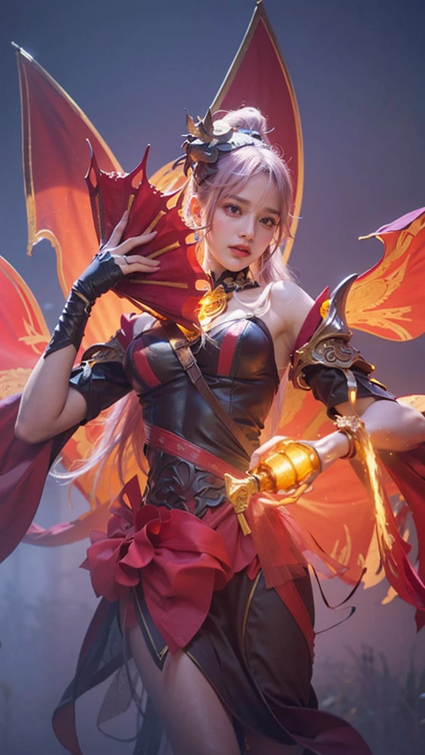 a close up of a 4 girls ,pink hair , big booobs , shadowbringers cinematic, 4 k detail fantasy, a beautiful fantasy empress, game cg, xianxia fantasy, xianxia hero, 2. 5 d cgi anime fantasy artwork, cinematic goddess close shot, ruan jia and artgerm, wow 4 k detail fantasy, hyper-detailed fantasy character, high definition, hyper- detailed,perfect, fantastic, detailed facial and body skin texture, detailed vagina (pussy),Honor of king,HOK.