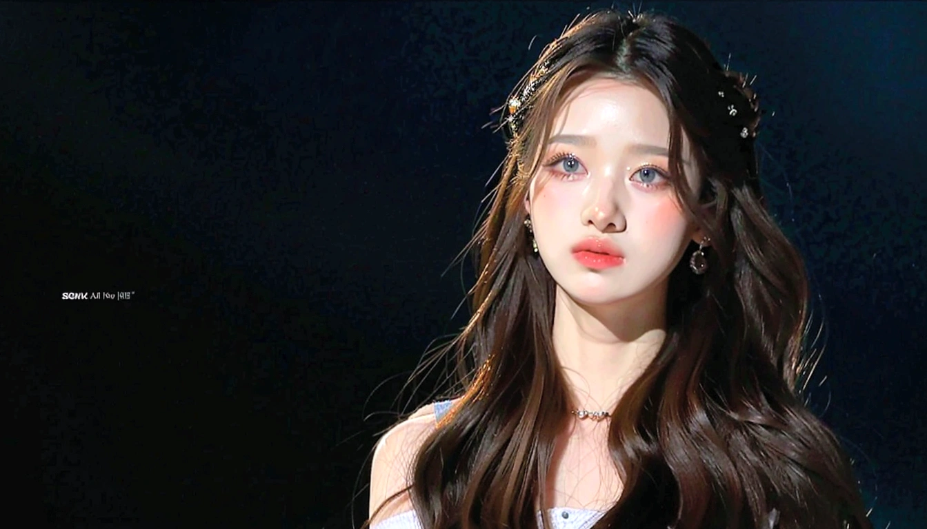 Wonyoung ive ultrahd 4k Hiperrealista doll eyes big eyes big lips Pompous lips