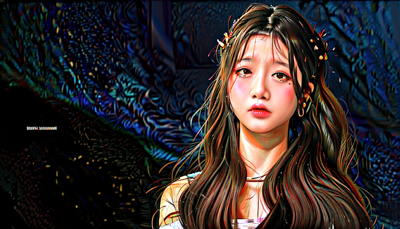 Wonyoung ive ultrahd 4k Hiperrealista doll eyes big eyes big lips Pompous lips