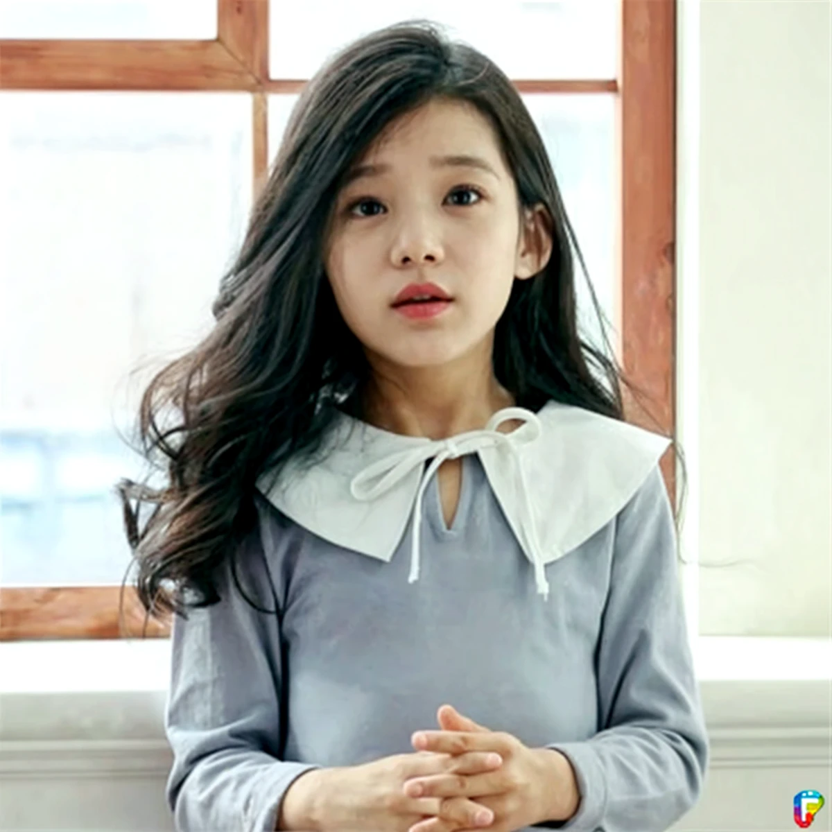 Children&#39;s fluffy hair