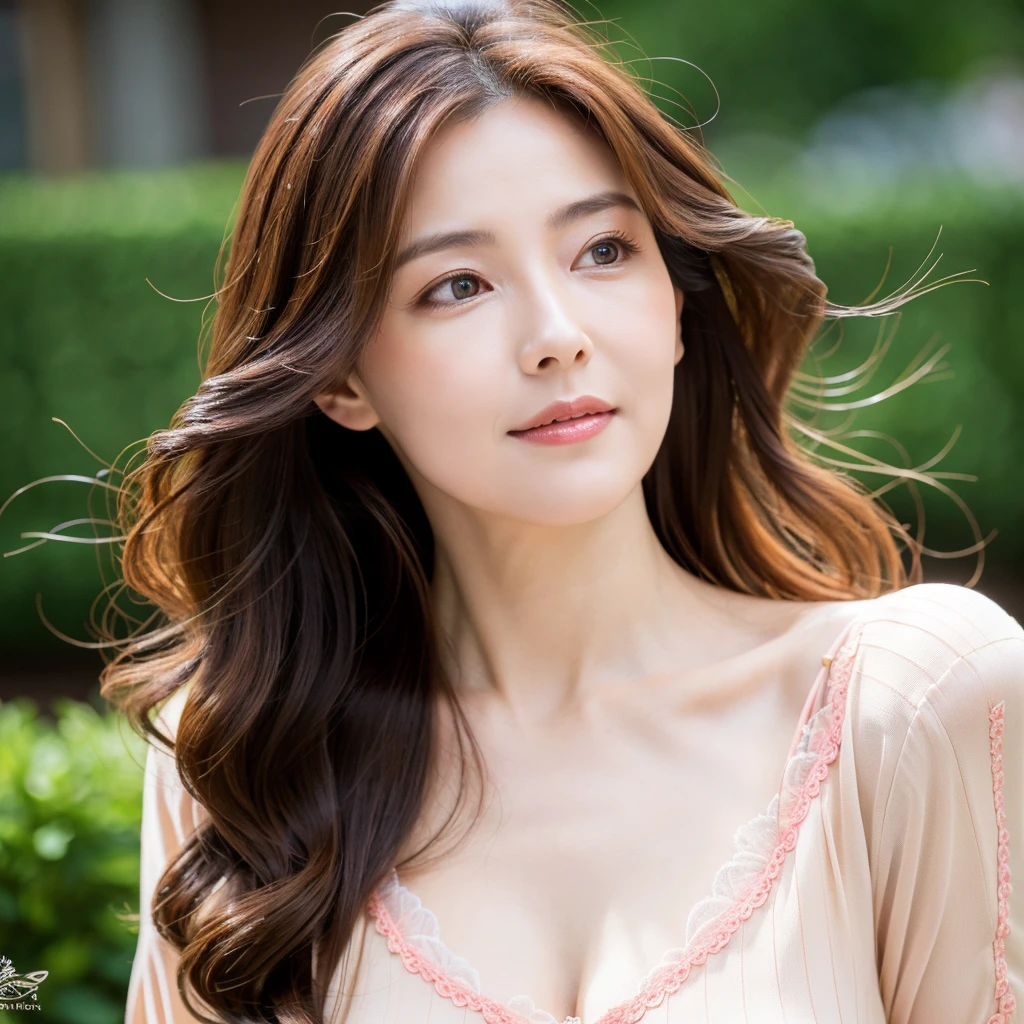 Beautiful mature woman with wavy long hair, she is alluring, Ultra-high resolution,(Realistic:1.4), ((Highest quality)), ((masterpiece)), (be familiar with),
