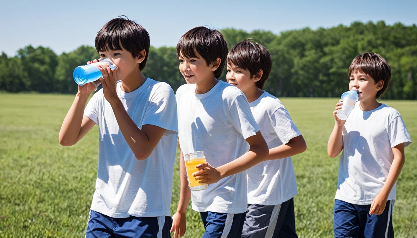 Boys hydrate