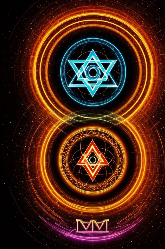 Make a logo for a band called DMT , with the acronym "DMT" In the center of the image ,around something related to psychedelic art without overshadowing the center