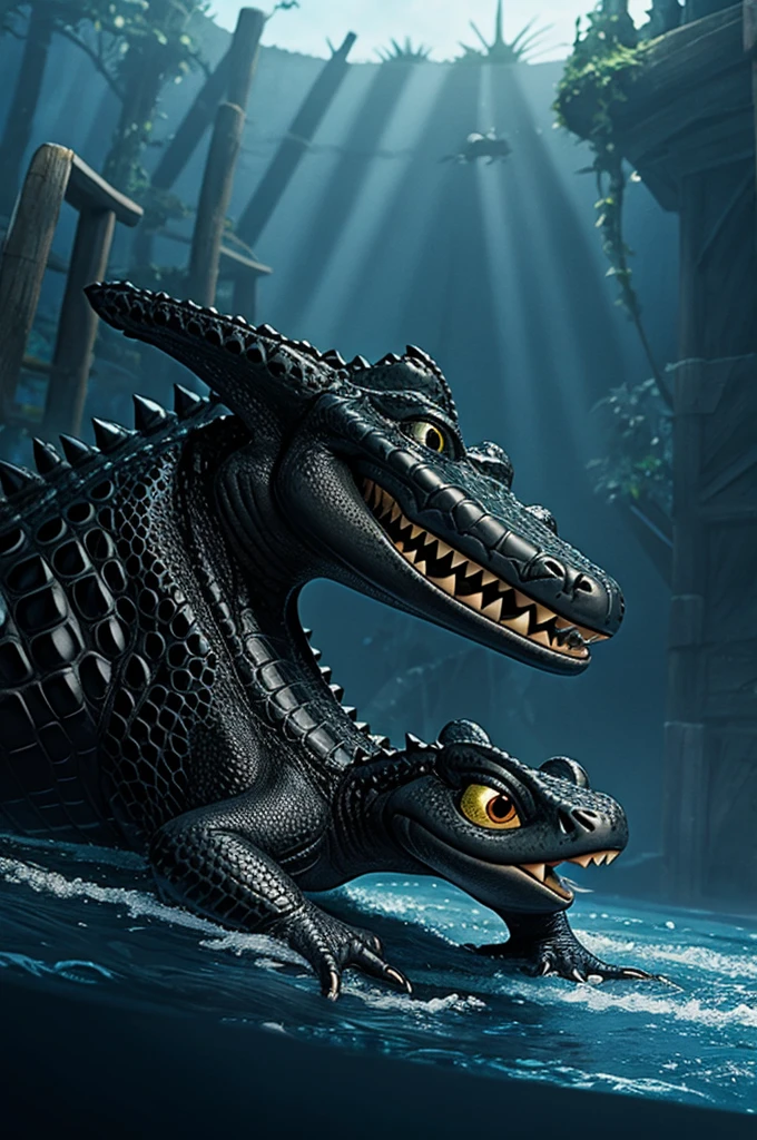 Disney Pixar toothless crocodile