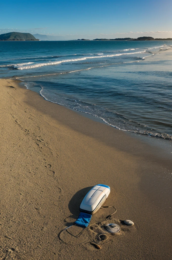 creates the discovery of the body of a drowned man on a remote beach by townspeople