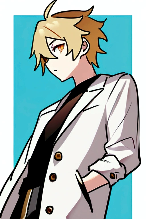 Aether and lumine from the game gensshin impact but with them having casual clothes
