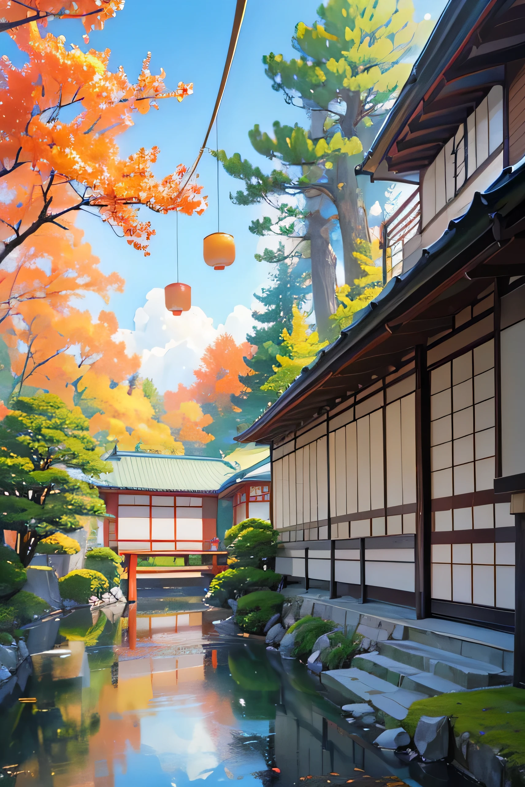 (Landscape only)、Scenery of the Japan festival、wind chimes