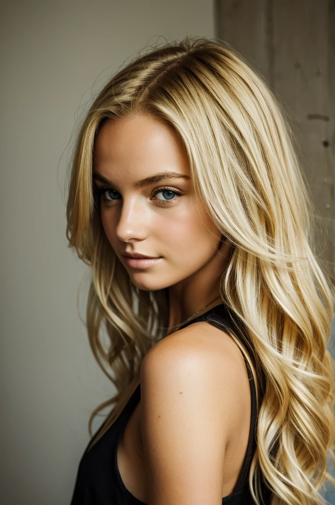 Girl with blonde locks
