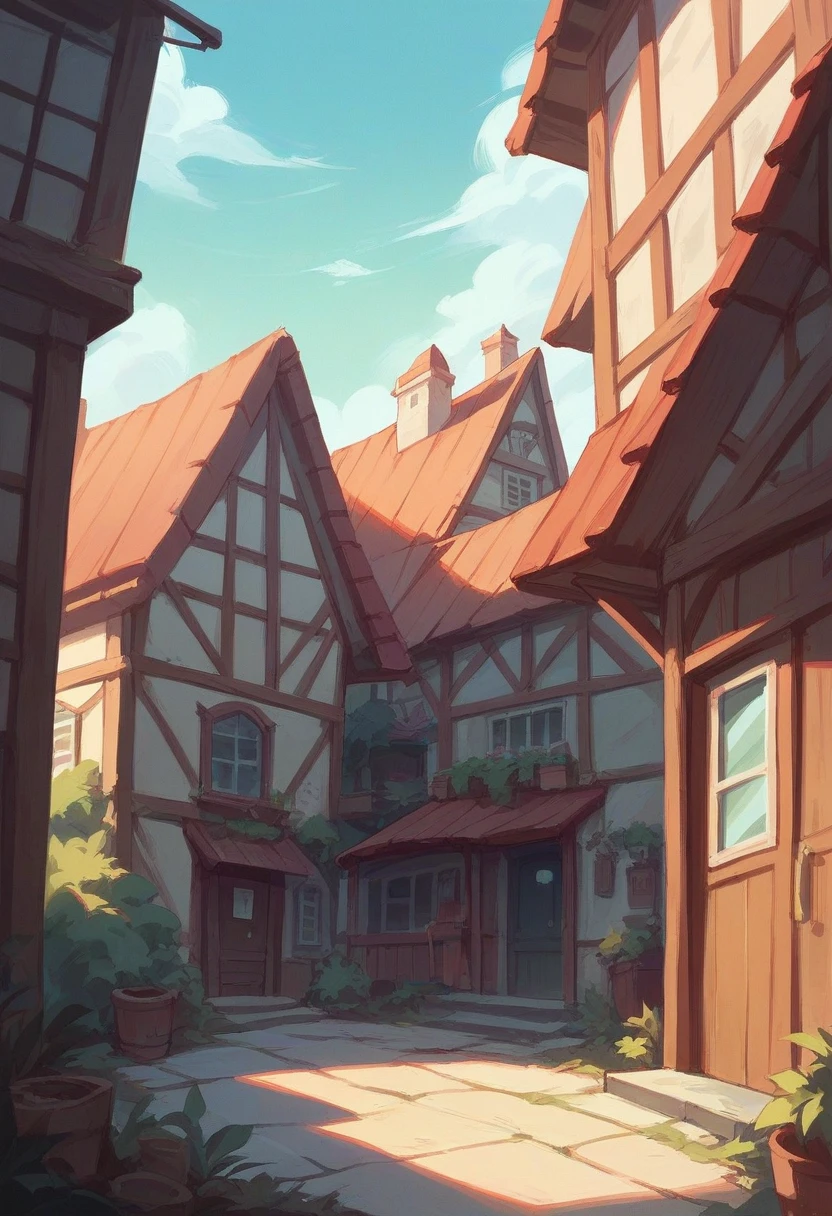 A person building a house