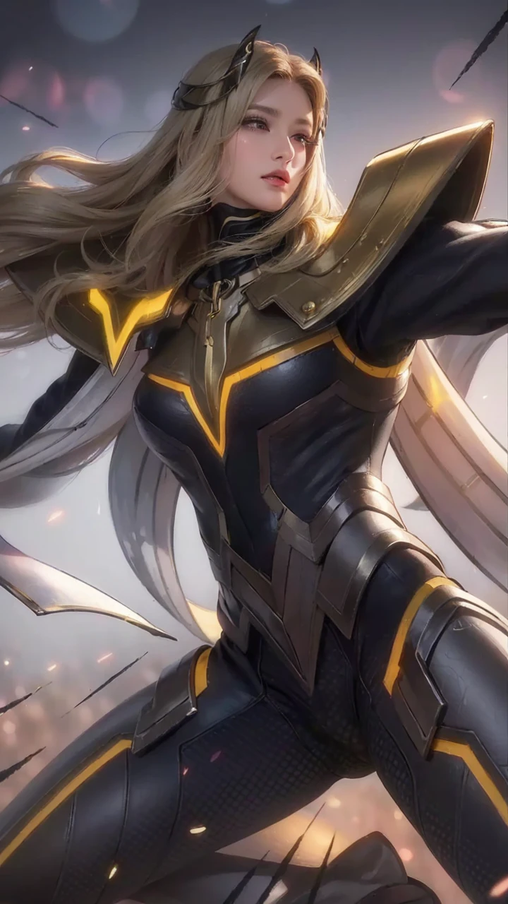 (8k, RAW photo, photorealistic:1.25) ,( lipgloss, eyelashes, gloss-face, glossy skin, best quality, ultra highres, depth of field, chromatic aberration, caustics, Broad lighting, natural shading,Kpop idol) looking at viewer with a serene and goddess-like happiness,huge boobs