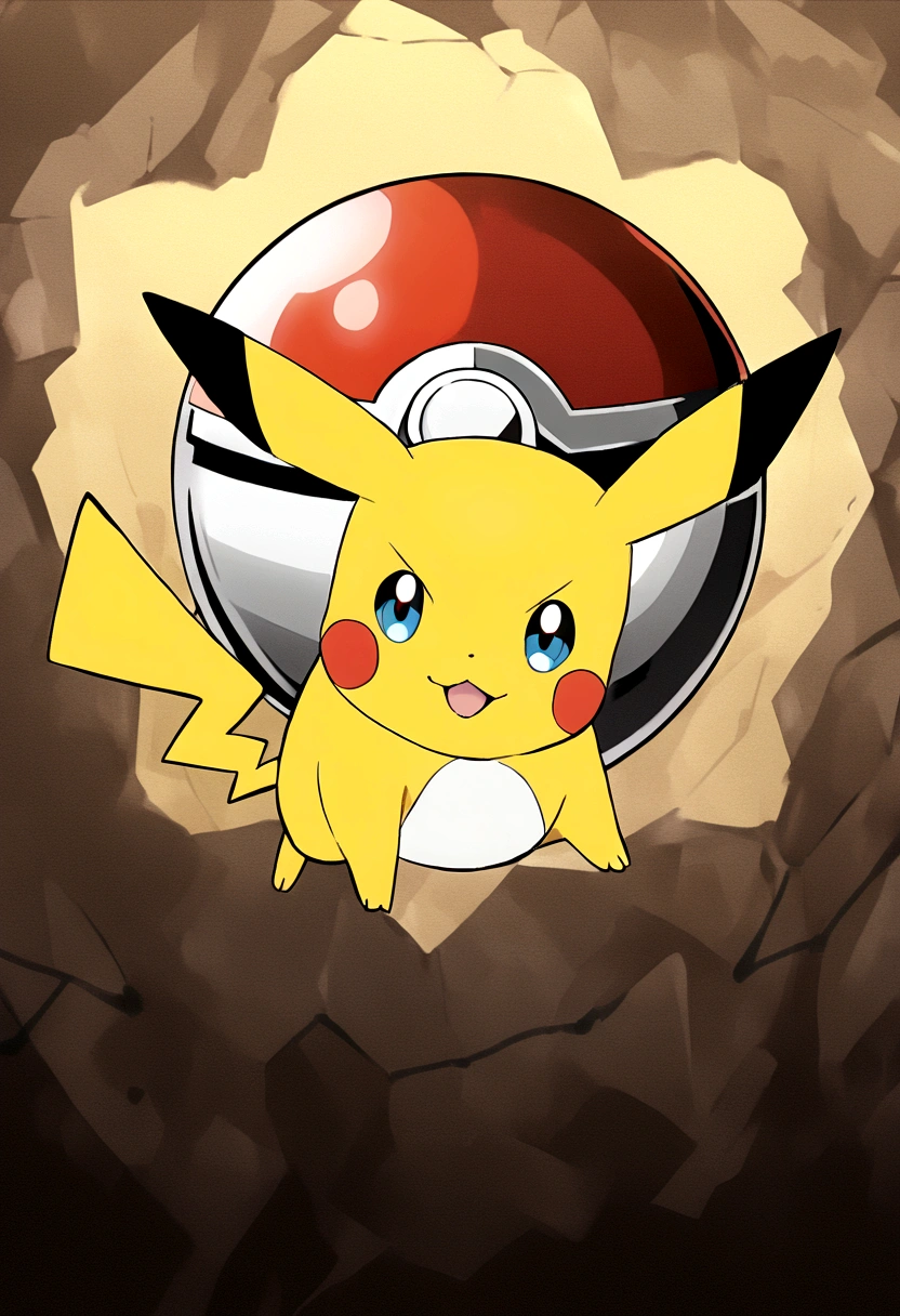 Graffiti style Pikachu wallpaper Poké Ball