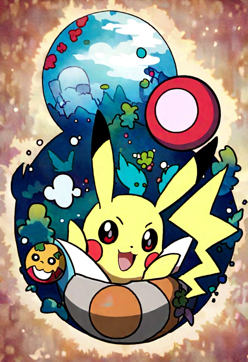 Graffiti style Pikachu wallpaper Poké Ball