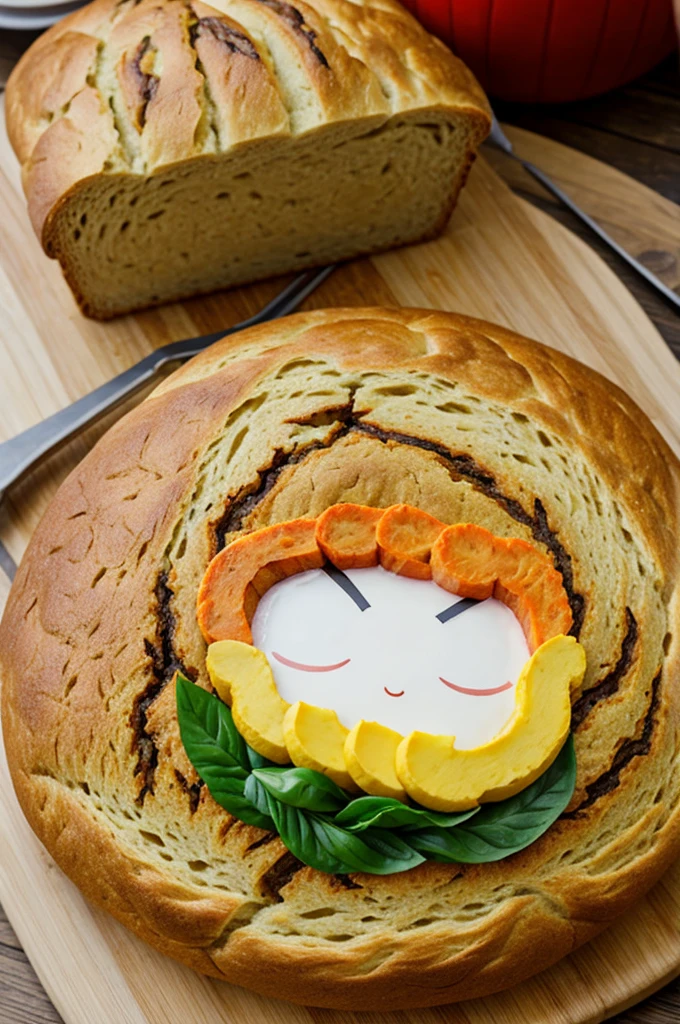 naked dragon ball bread 