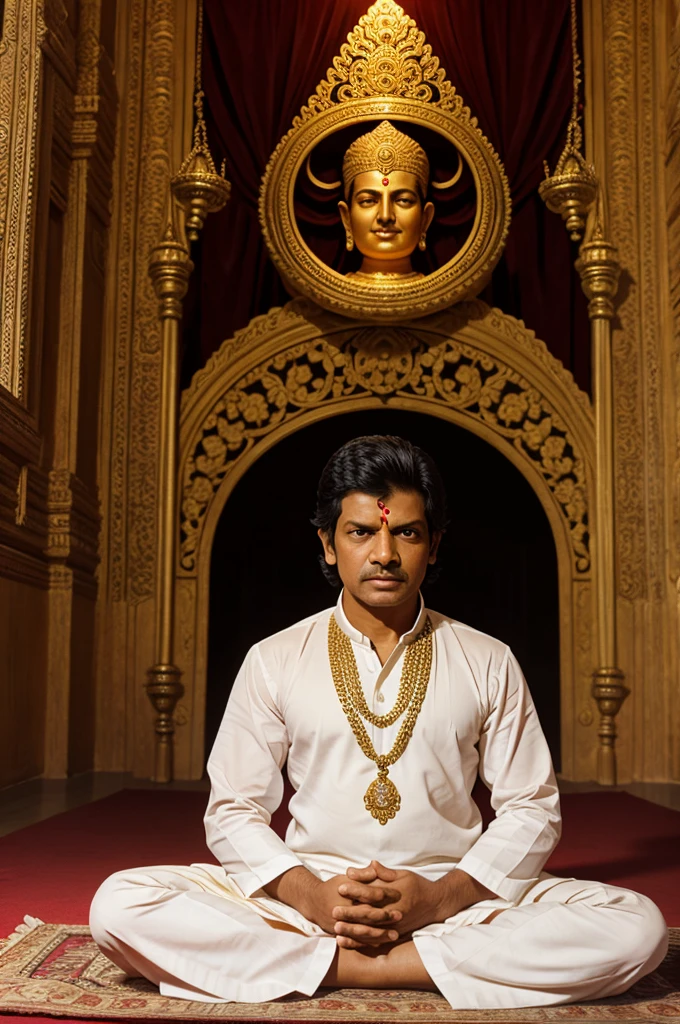 Shankar bhagwan with boy prayer