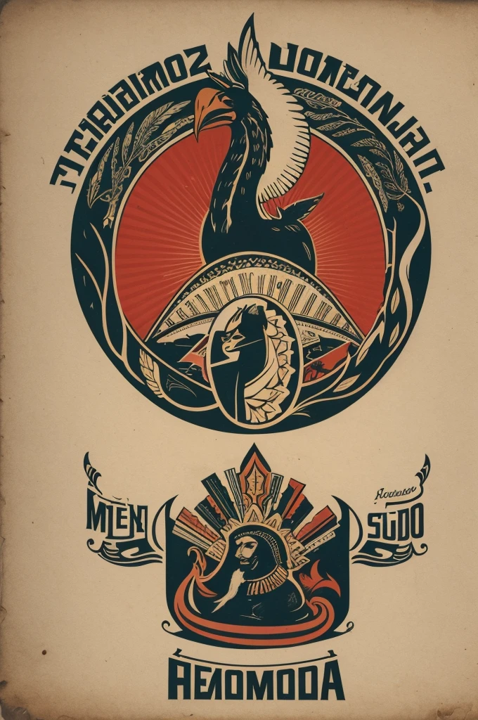 Logo of the Mexican poster group Hermanos Sudoamericano
