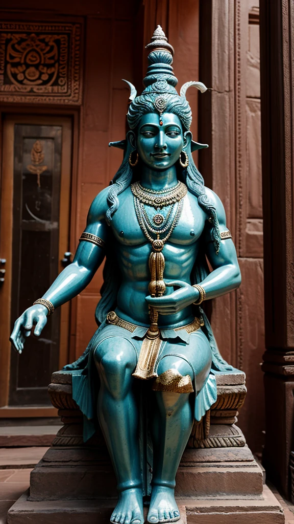 Beautiful Indian temple God Shiva