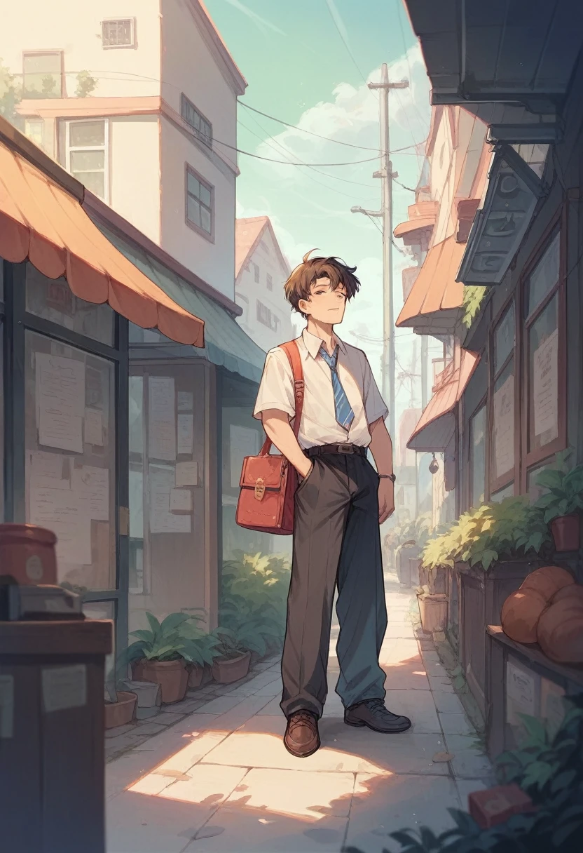 Satoru Gojo dressed as a lawyer