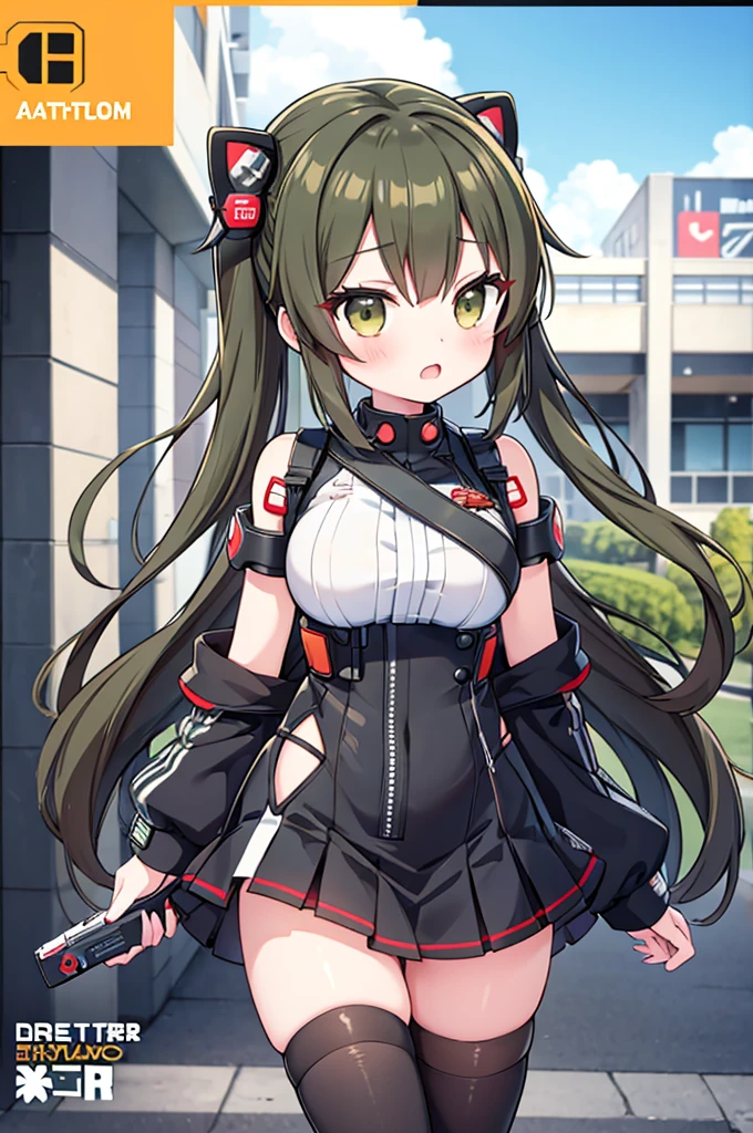 anime girl holding a nintendo wii game controller in her hand, kantai collection style, kawacy, girls frontline style, makoto, girls frontline, anime cover, female protagonist 👀 :8, anime visual of a cute girl, chihiro! fujisaki, fine details. girls frontline, holding a nintendo switch, from girls frontline, makoto shinka