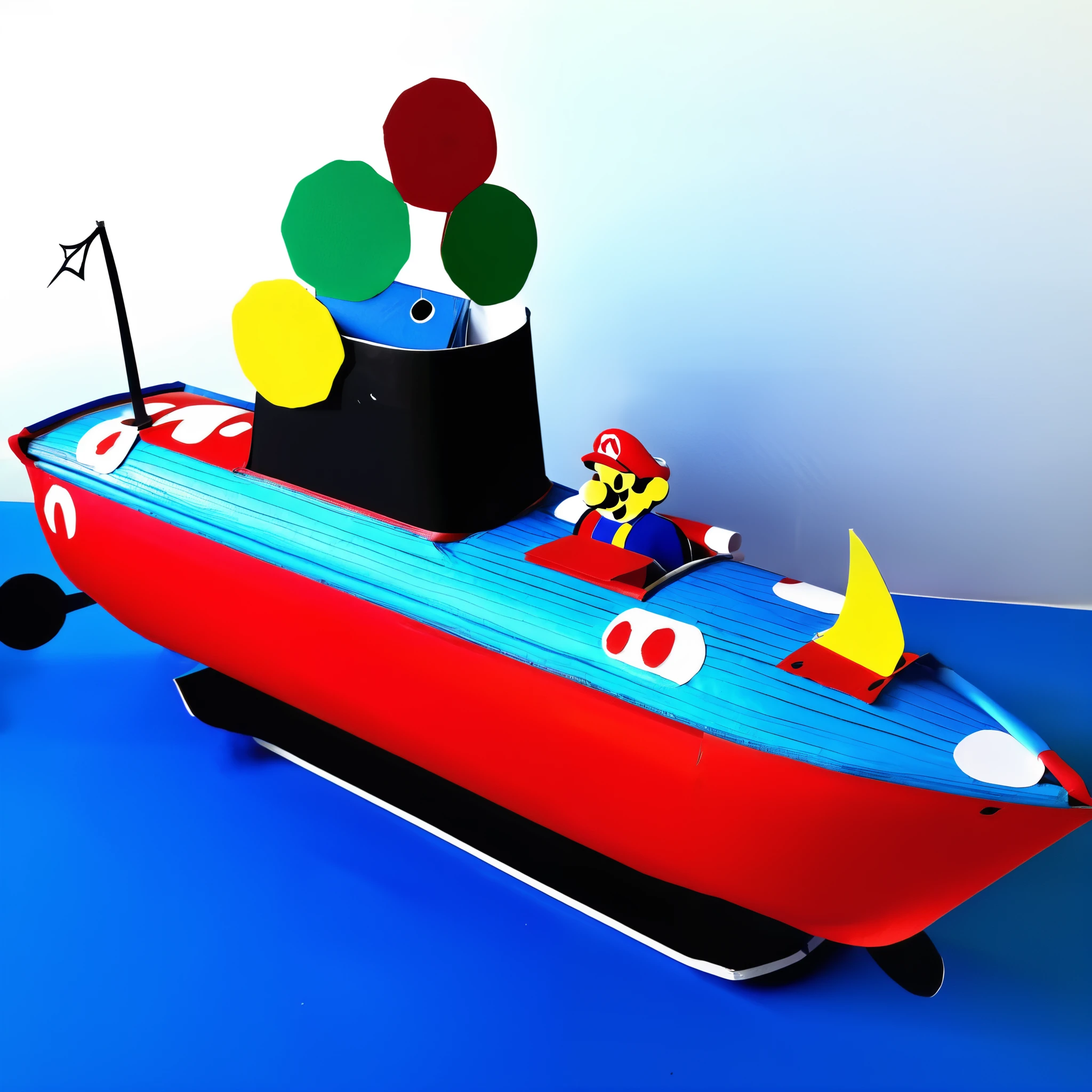 tprc, toilete paper roll Massive cruiser Ship (super mario bros), Motorized Sunroof, Cornering Function Lights, Winch, Pinstriping, Glass, Matte, Metallic Flakes, ,