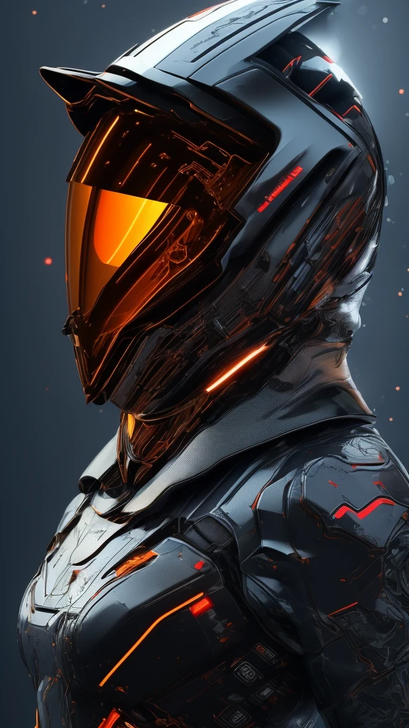 1girl, detailed futuristic armor, intricate led visor helmet, dynamic pose, dramatic lighting, cinematic angle, vibrant colors, science fiction, concept art, (best quality, 4k, 8k, highres, masterpiece:1.2), ultra-detailed, (realistic, photorealistic, photo-realistic:1.37)