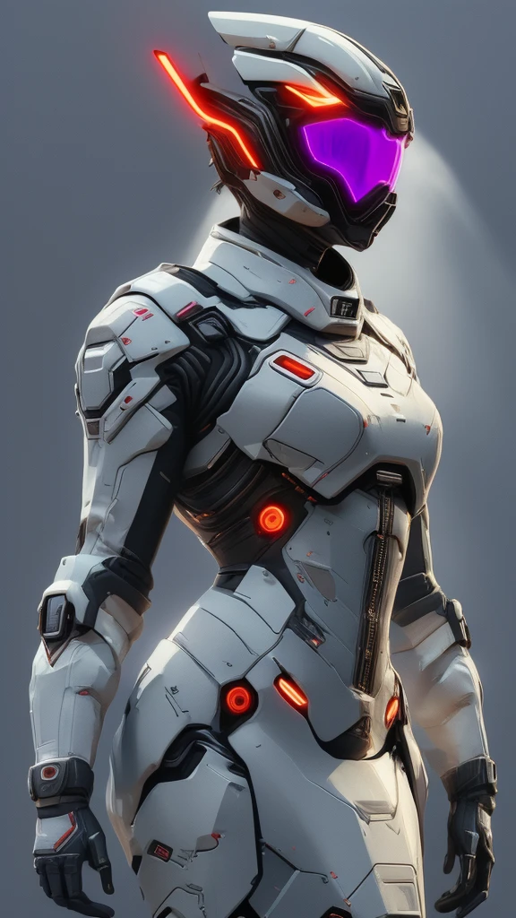 1girl, detailed futuristic armor, intricate led visor helmet, dynamic pose, dramatic lighting, cinematic angle, vibrant colors, science fiction, concept art, (best quality, 4k, 8k, highres, masterpiece:1.2), ultra-detailed, (realistic, photorealistic, photo-realistic:1.37)