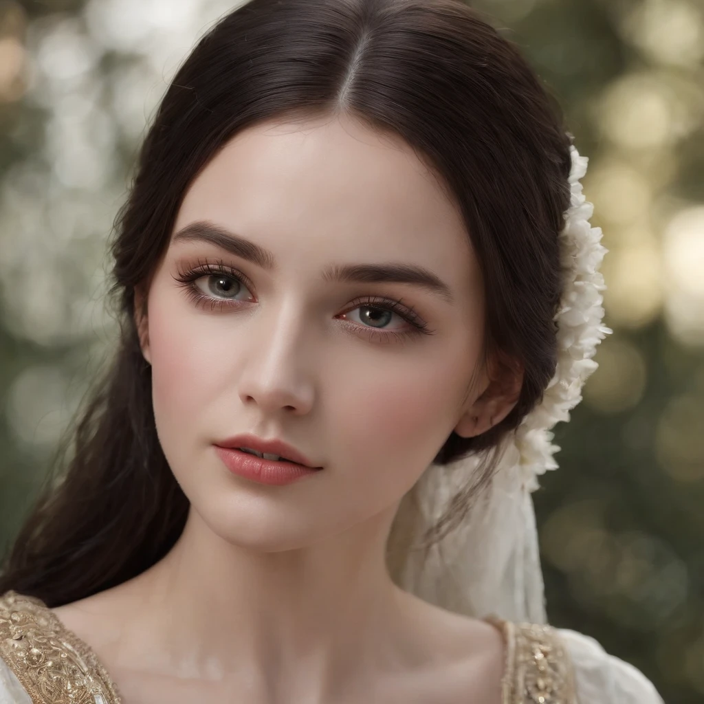 1 girl, beautiful detailed eyes, beautiful detailed lips, extremely detailed face and eyes, long eyelashes, long straight black hair, cold look, pale skin, 17th century, film set, kingdom of Unam, princess Seraphina Nightshade, (best quality,4k,8k,highres,masterpiece:1.2),ultra-detailed,(realistic,photorealistic,photo-realistic:1.37),cinematic lighting,dramatic lighting,highly detailed portrait,dramatic contrast,chiaroscuro lighting