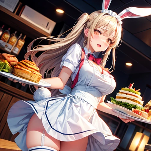 Bunny girl restaurant waitress
