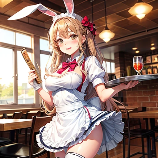 Bunny girl restaurant waitress