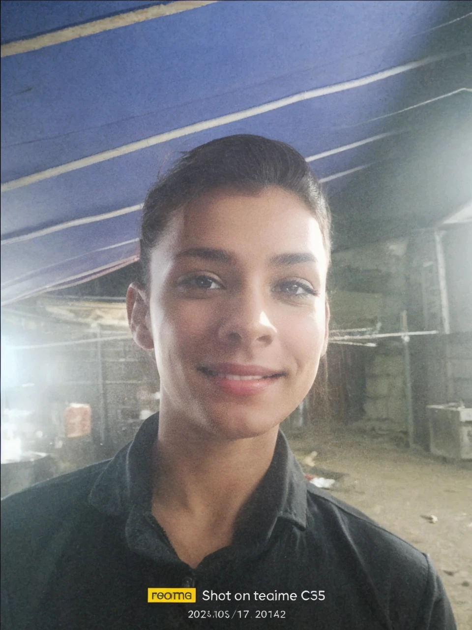 A smile on face 