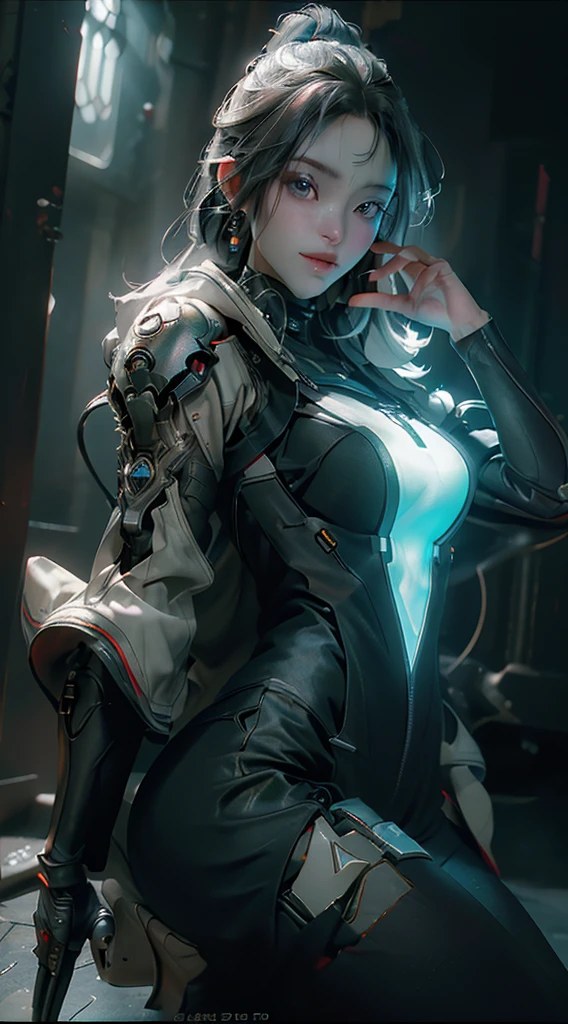 ((Best quality)), ((masterpiece)), (detailed:1.4), 3D, an image of a beautiful cyberpunk female,HDR (High Dynamic Range),Ray Tracing,NVIDIA RTX,Super-Resolution,Unreal 5,Subsurface scattering,PBR Texturing,Post-processing,Anisotropic Filtering,Depth-of-field,Maximum clarity and sharpness,Multi-layered textures,Albedo and Specular maps,Surface shading,Accurate simulation of light-material interaction,Perfect proportions,Octane Render,Two-tone lighting,Wide aperture,Low ISO,White balance,Rule of thirds,8K RAW,