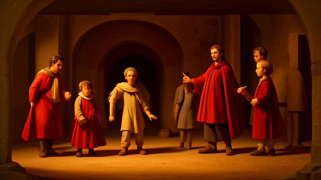 manger image with Mary, Joseph, baby Jesus, the shepherds and the Magi. 4k quality image